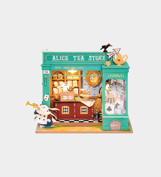 Rolife Alice’s Tea Store DIY Miniature House Kit 3D Puzzle DG156