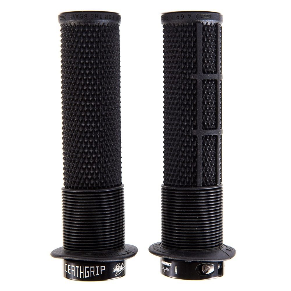 DMR Deathgrip Flange Race Thin Bike Handlebar Grips Black