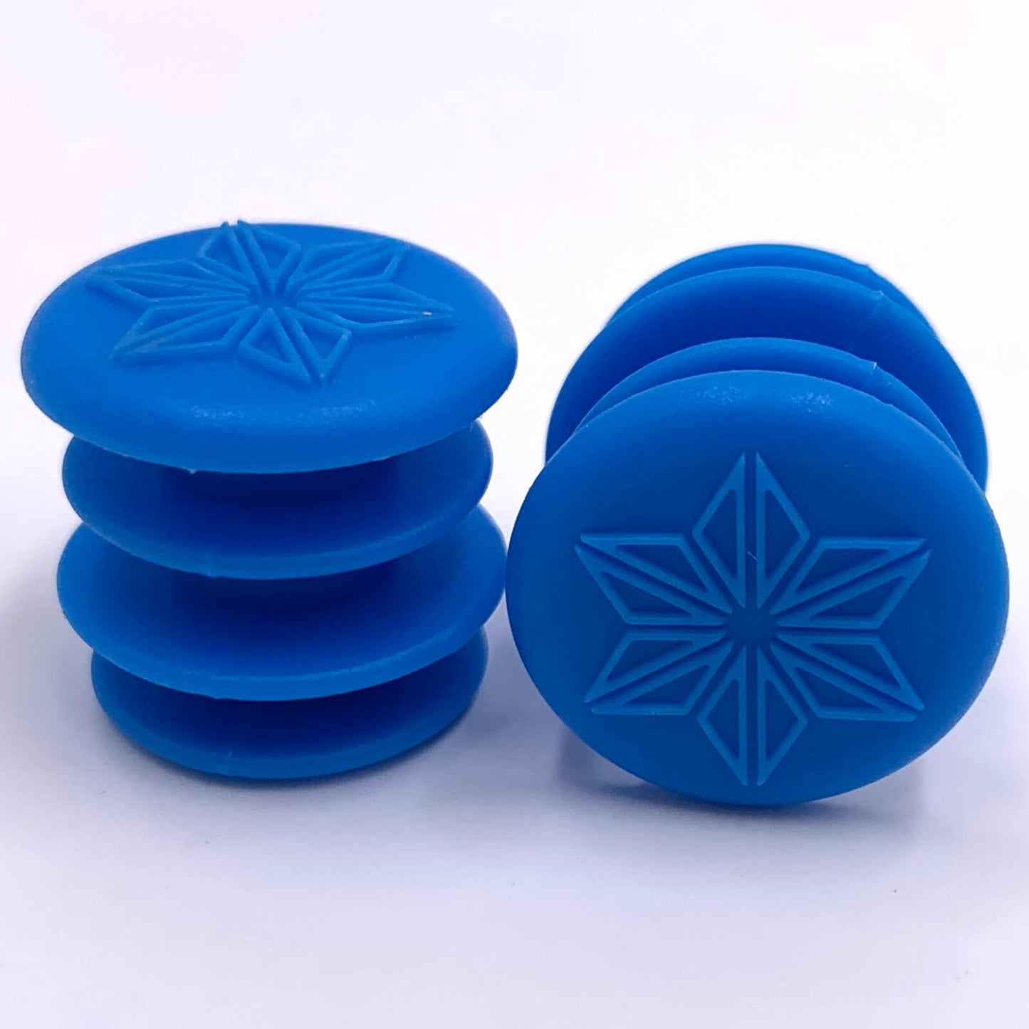 Supacaz Endz Bike Handlebar End Plugs Neon Blue