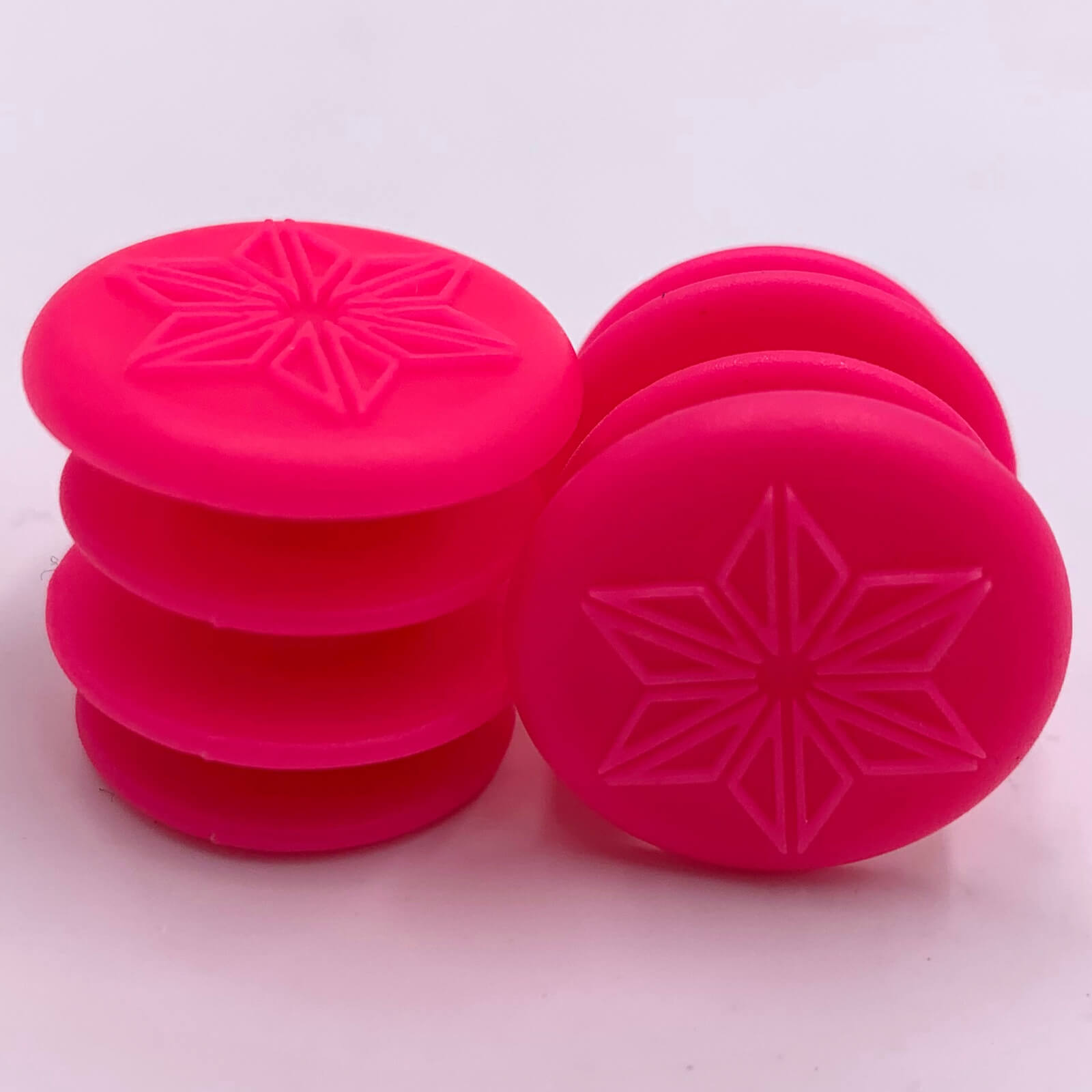 Supacaz Endz Bike Handlebar End Plugs Neon Pink