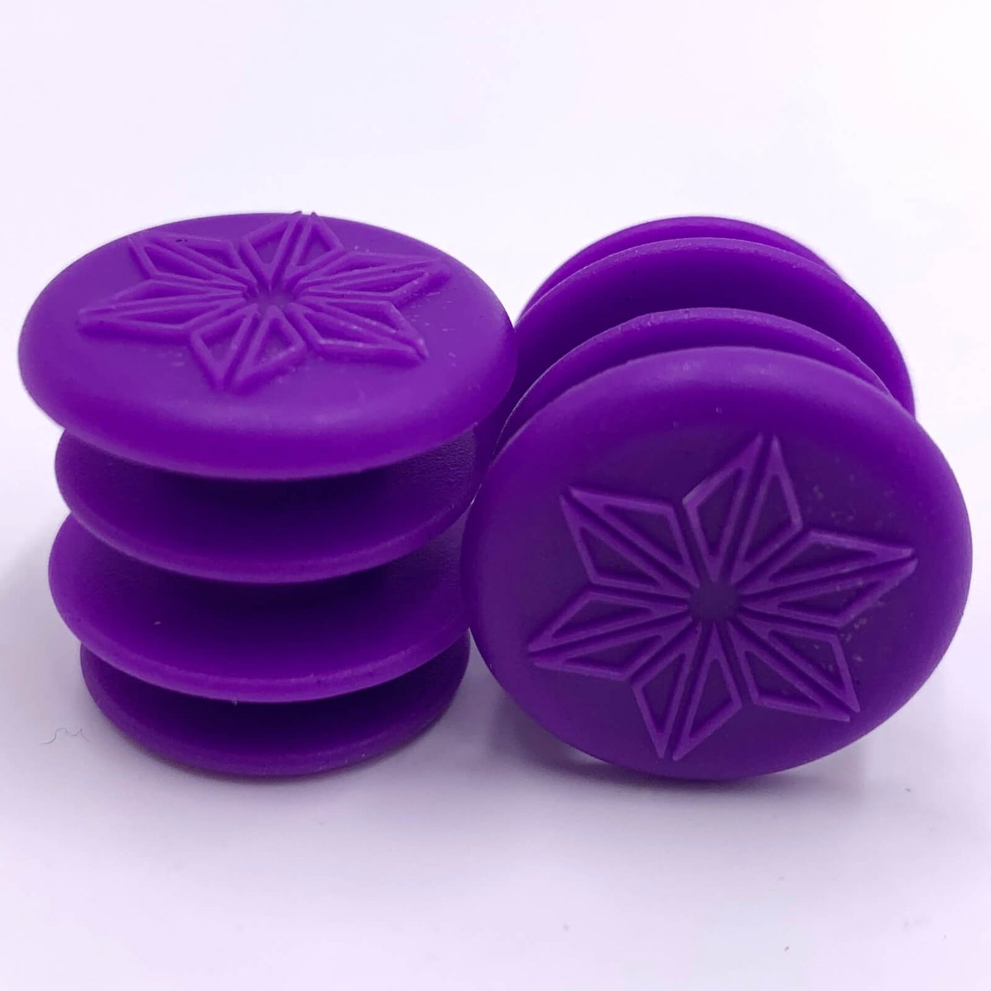 Supacaz Endz Bike Handlebar End Plugs Neon Purple