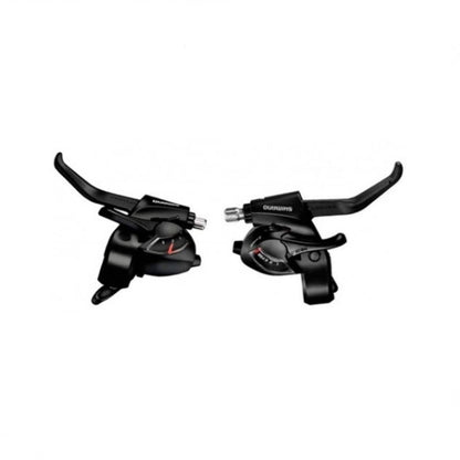 Shimano ST-EF41 EZ Fire Plus STI Set for V-brakes 3 x 6 Speed 2-Finger Lever 6 Speed Bike Shifter Set