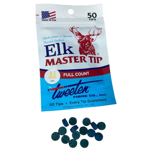 Peradon Elk Master Tip Snooker Accessory 13mm Pack of 50