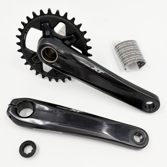 Shimano Deore XT 12 Speed Crankset with 30T Chainring 175mm Chainset FC-M8100