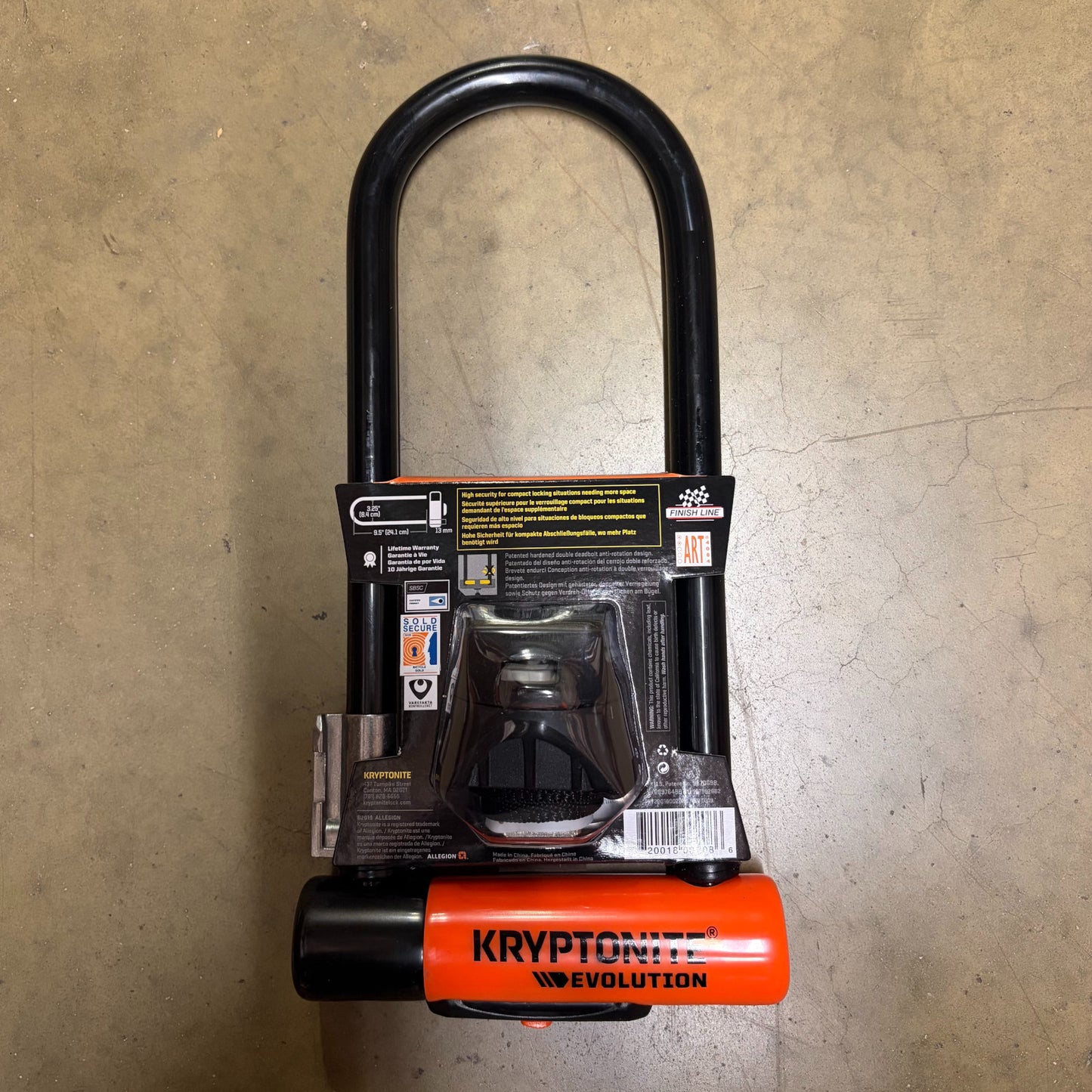 Évolution de Kryptonite 9 vélo mini-D serrure