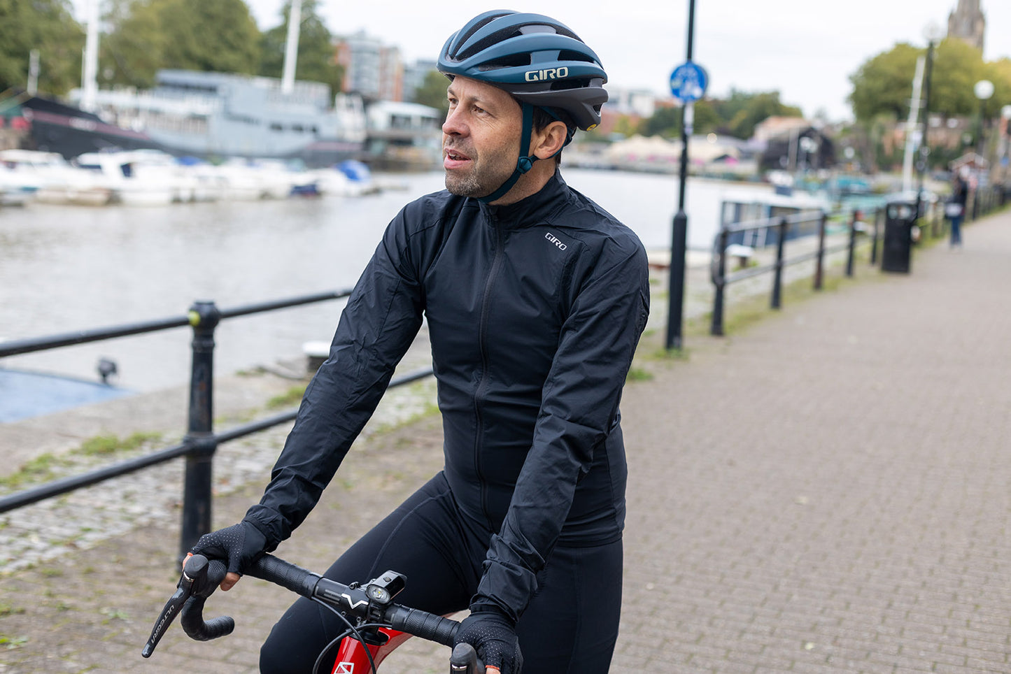 Giro Chrono Expert Wind Black Men's Cycling Jacket - X Large