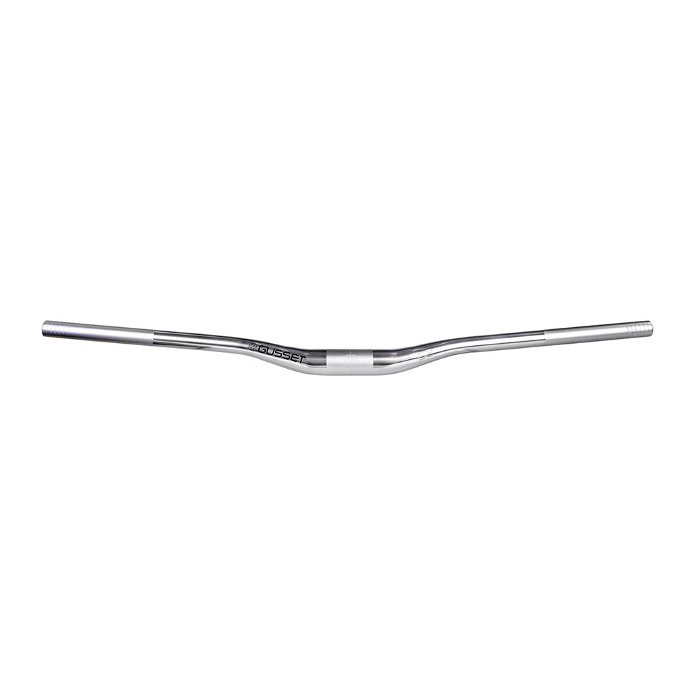 Gusset S2 Handlebars Silver 35mm Riser Mountain Bike Handlebar