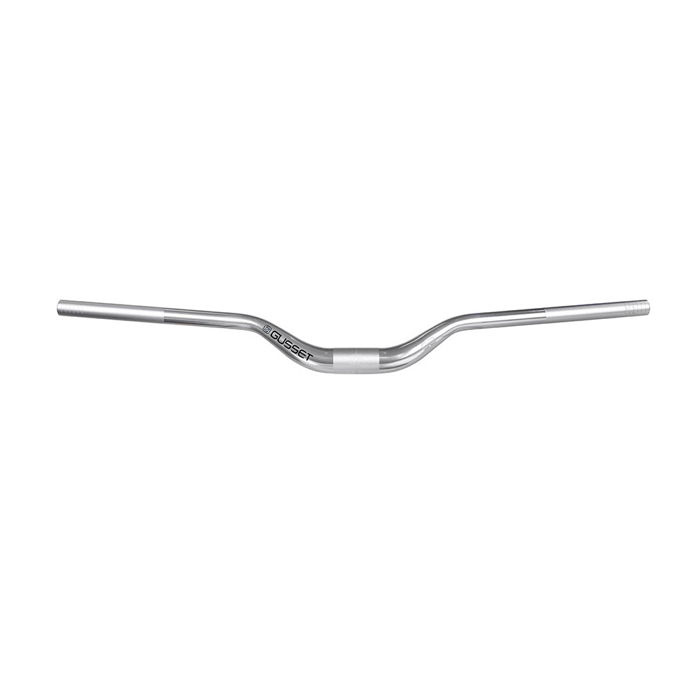 Gusset S2 Riser Handlebar Silver 35mm Clamp