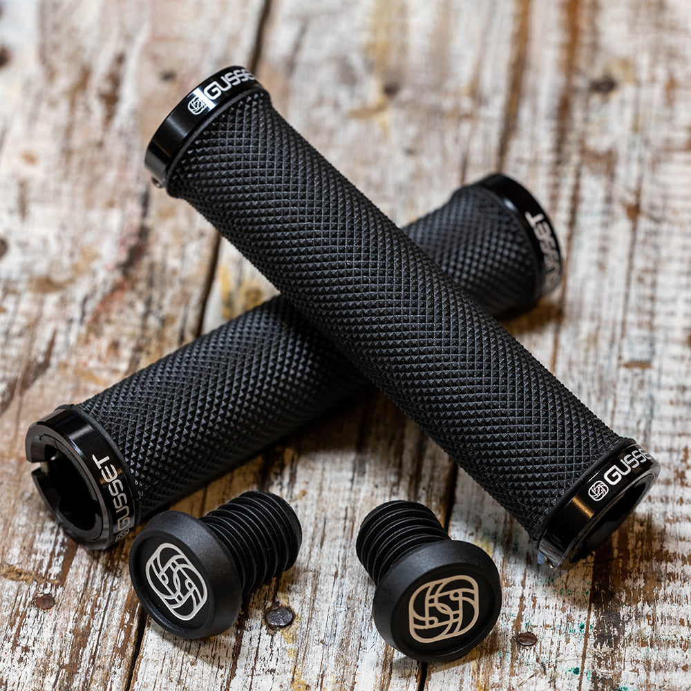 Gusset Double File Lock-On Firm Bike Handlebar Grips Alternate 2