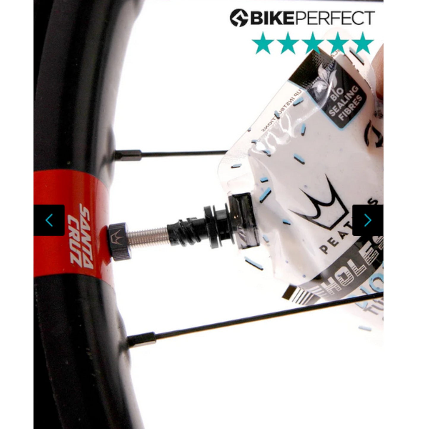 Peaty's Holeshot BioFibre Tubeless Tyre Sealant 120ml Trail Pouch