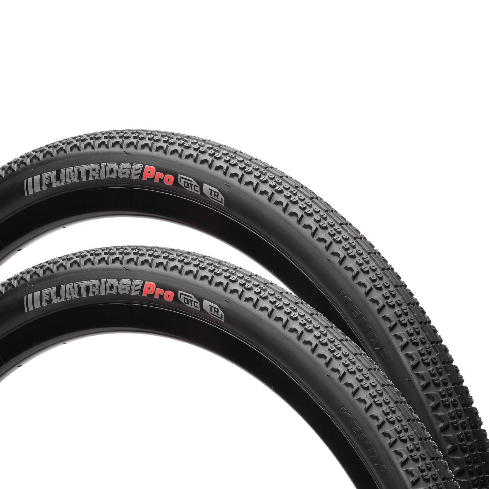 Kenda Flintrigde Pro GCT 700c Bike Tyre Black 700x35c Pair of Tyres