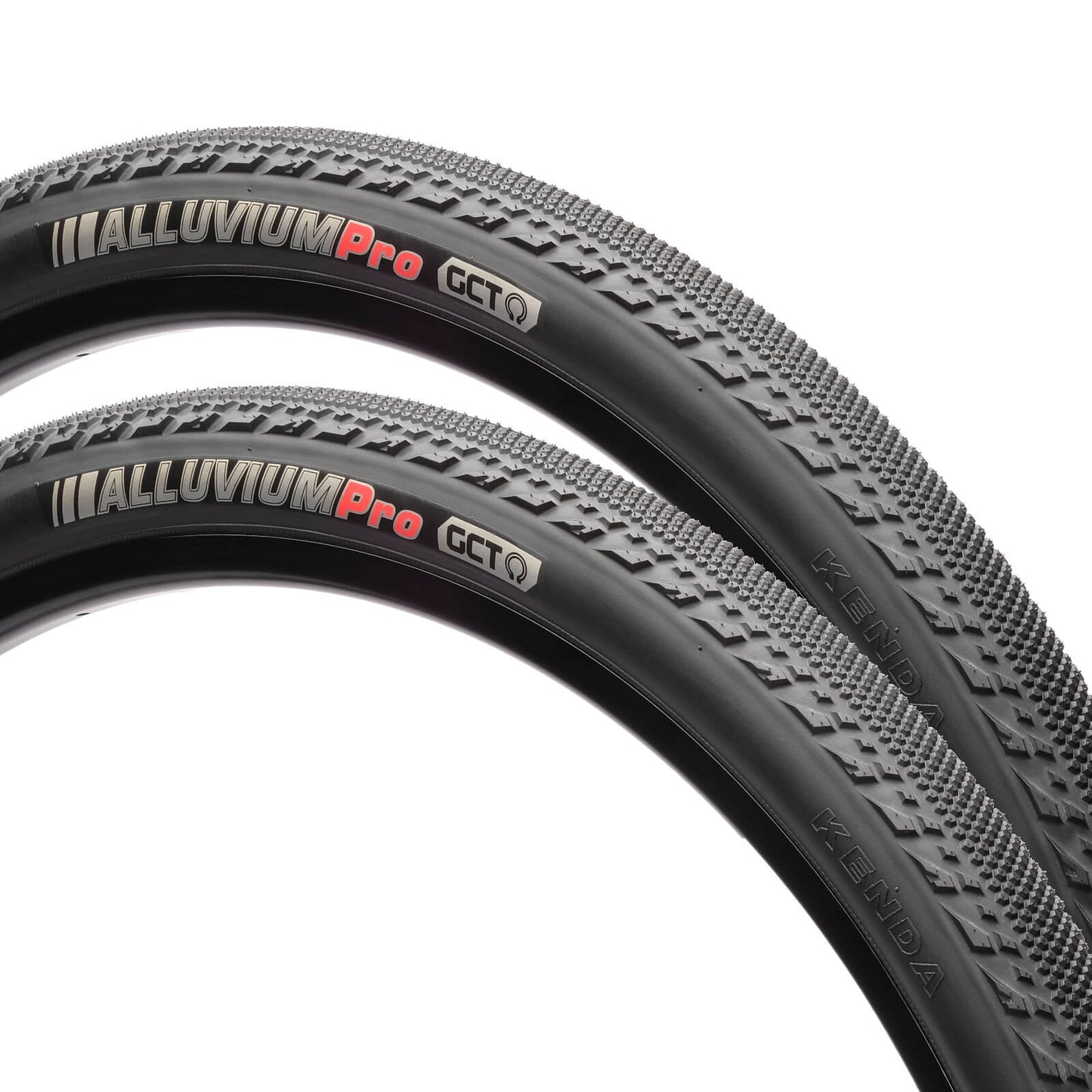 Kenda Alluvium Pro GCT 700c Bike Tyre Black 700x35c Pair of Tyres