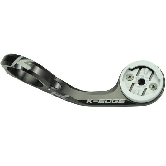 K-Edge Wahoo Max XL Mount, 31.8mm, Black Anodised Bike Computer Mount for Wahoo