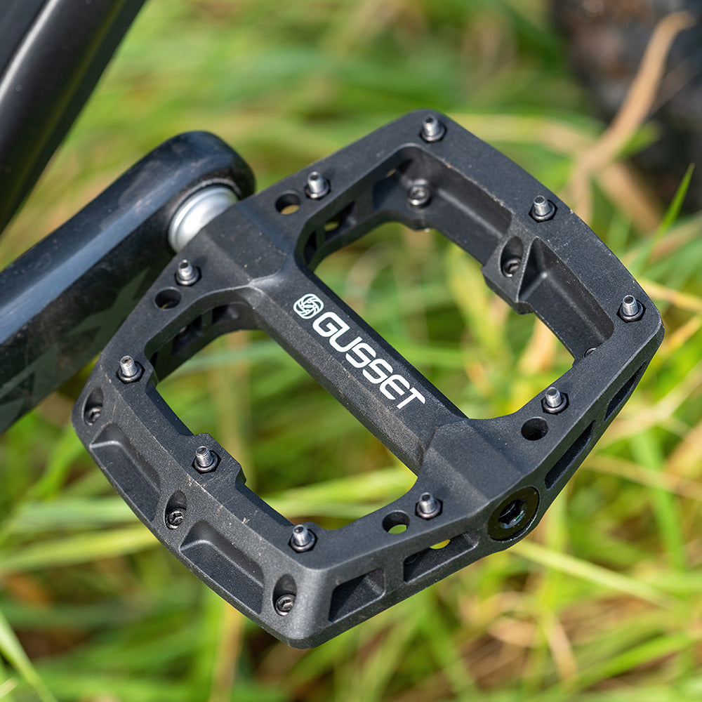 Gusset Slim Jim Nylon Black 9/16 Inch Platform Bike Pedals Alternate 1