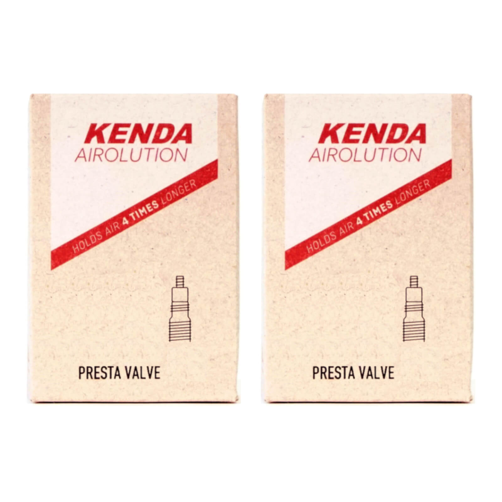 Kenda Airolution 700x30-43c 700c Presta Valve Bike Inner Tube Pack of 2