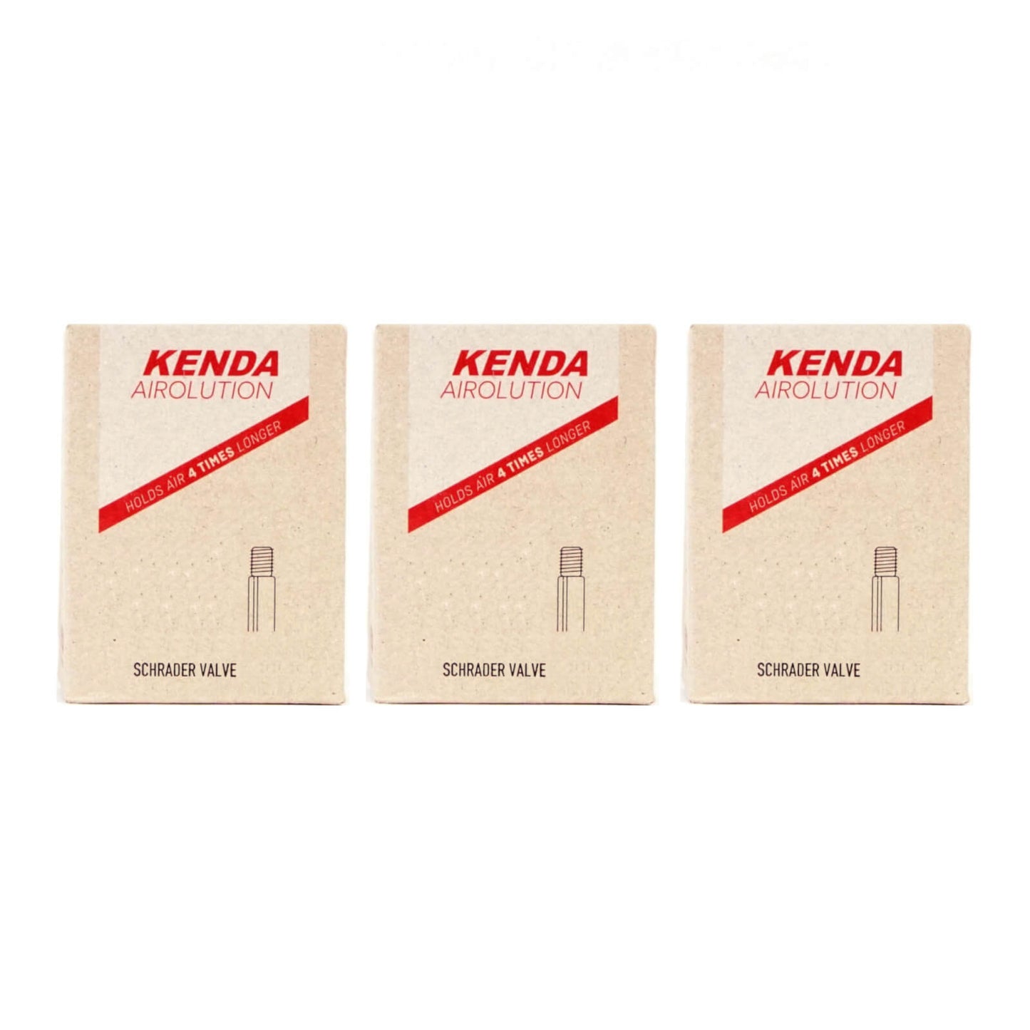 Kenda Airolution 24x2.0-2.4" 24 Inch Schrader Valve Bike Inner Tube Pack of 3