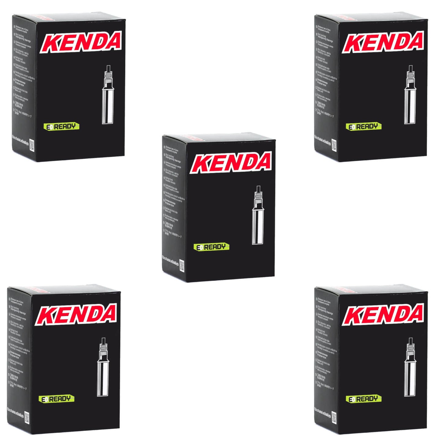 Kenda 700x30-43c Removable Core 60mm 700c Presta Valve Bike Inner Tube Pack of 5