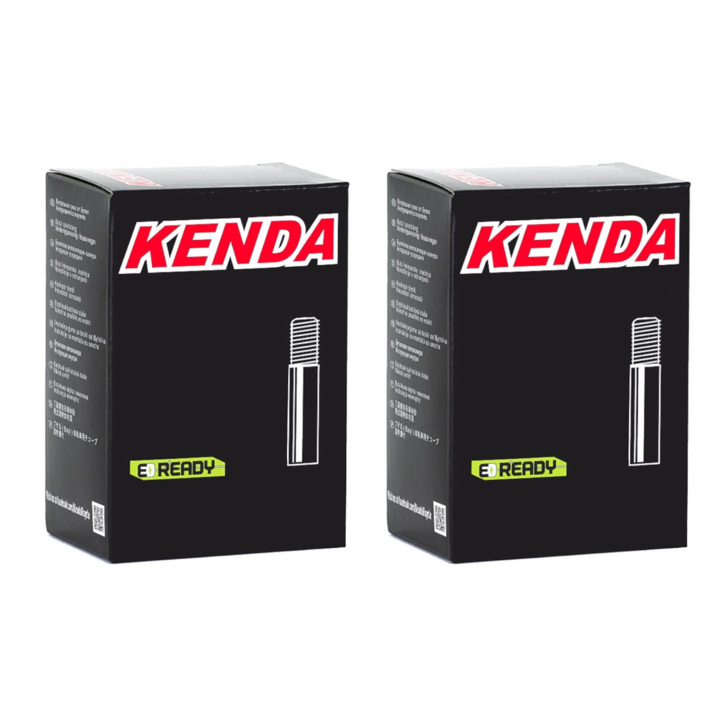 Kenda 12x1.75-2.1" Angled Valve 12 Inch Schrader Valve Bike Inner Tube Pack of 2
