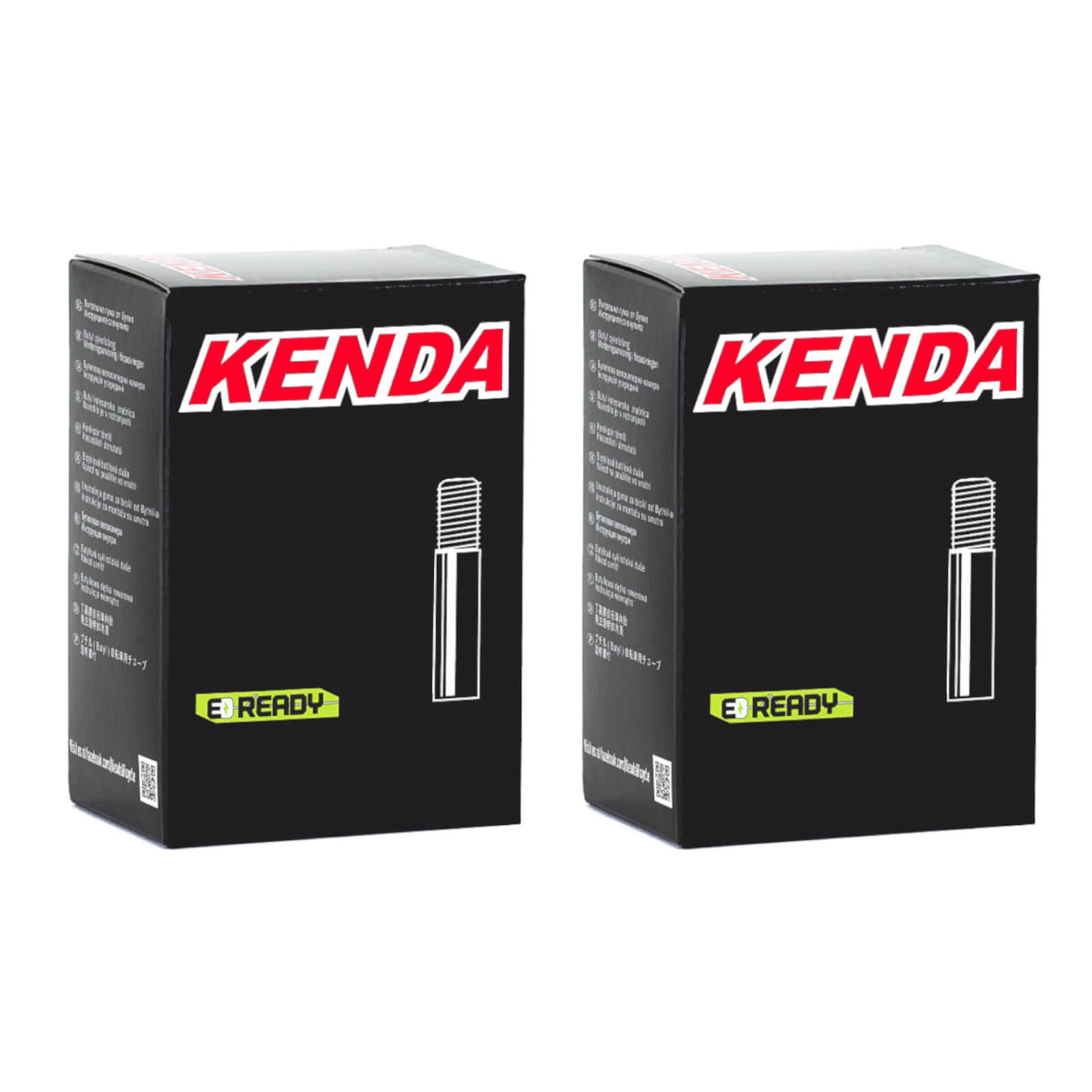 Kenda 26x2.4-2.8" 26 Inch Schrader Valve Bike Inner Tube Pack of 2
