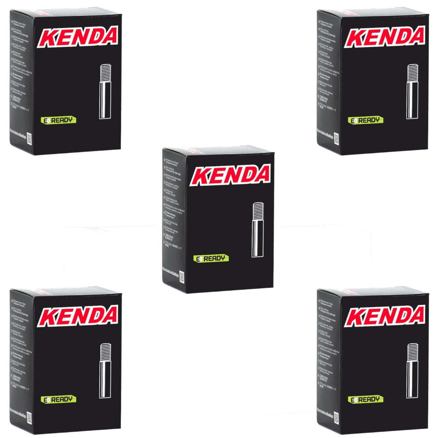 Kenda 27.5x1.5-1.95" 27.5 Inch Schrader Valve Bike Inner Tube Pack of 5