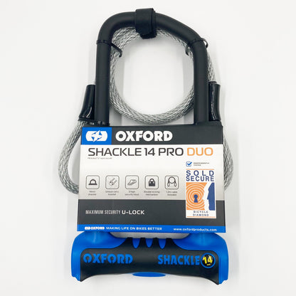 Oxford Shackle 14 Pro Bike D-Lock Sold Secure Diamond