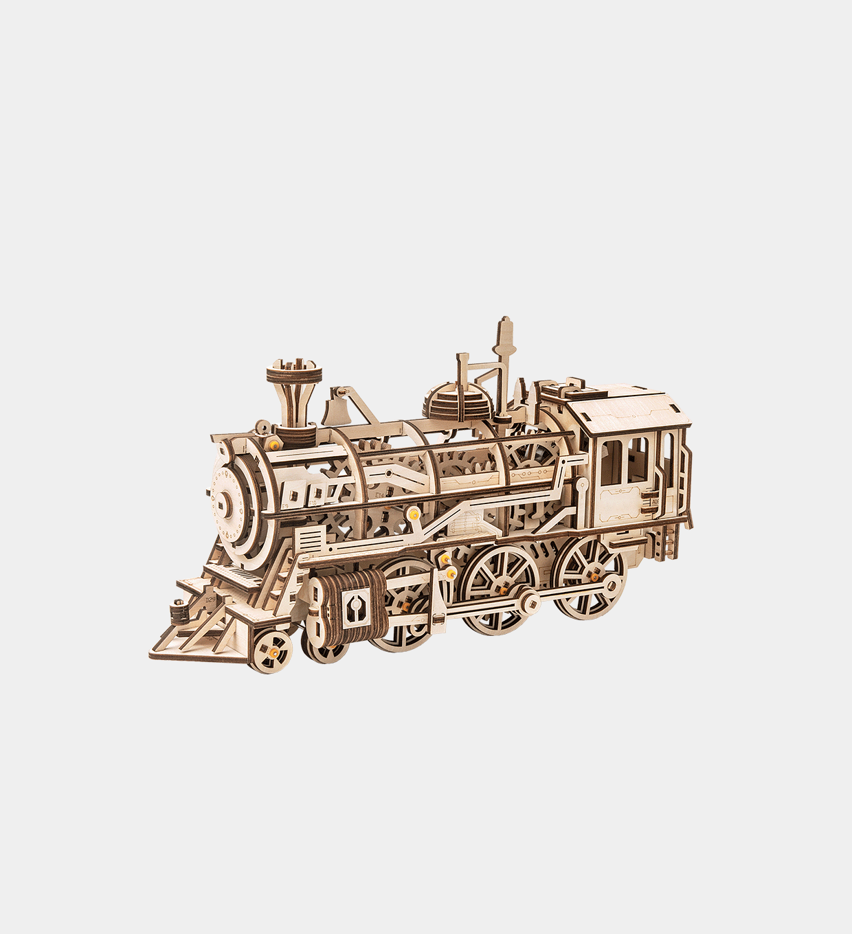 ROKR ROKR Locomotive Mechanical Gears 3D Wooden Puzzle 3D Puzzle LK701