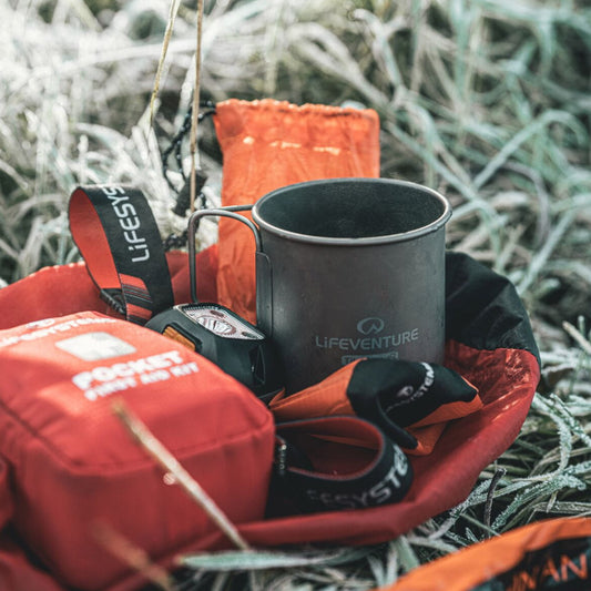 Lifeventure Titanium Ultralight Camping Mug 450ml