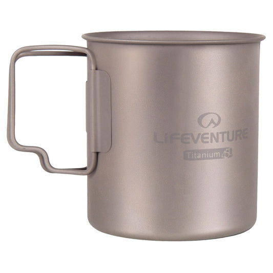 Lifeventure Titanium Ultralight Camping Mug 450ml