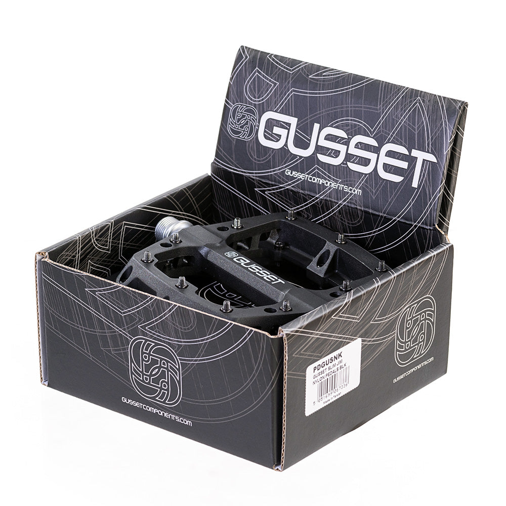 Gusset Slim Jim Nylon Black 9/16 Inch Platform Bike Pedals Alternate 2