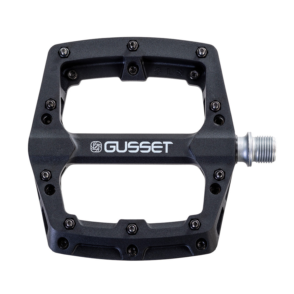 Gusset Slim Jim Nylon Black 9/16 Inch Platform Bike Pedals