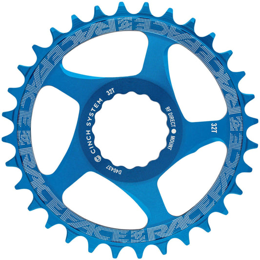 Race Face Narrow Wide Single Bike Chainring Blue 28T