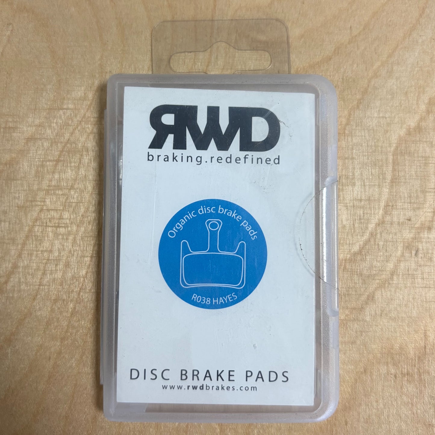 RWD R038 Prime Pro/Expert organische Bremsbeläge für Scheibenfahrräder