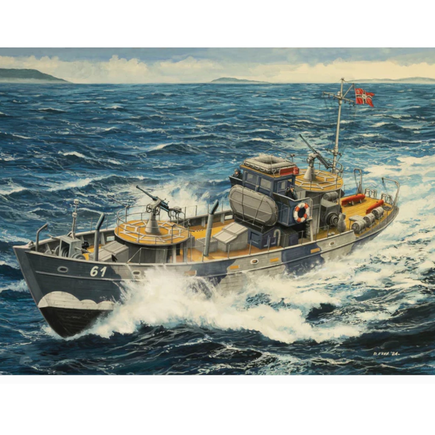 Revell KFK Kriegsfischkutter War Fishing Cutter Model Kit 05242