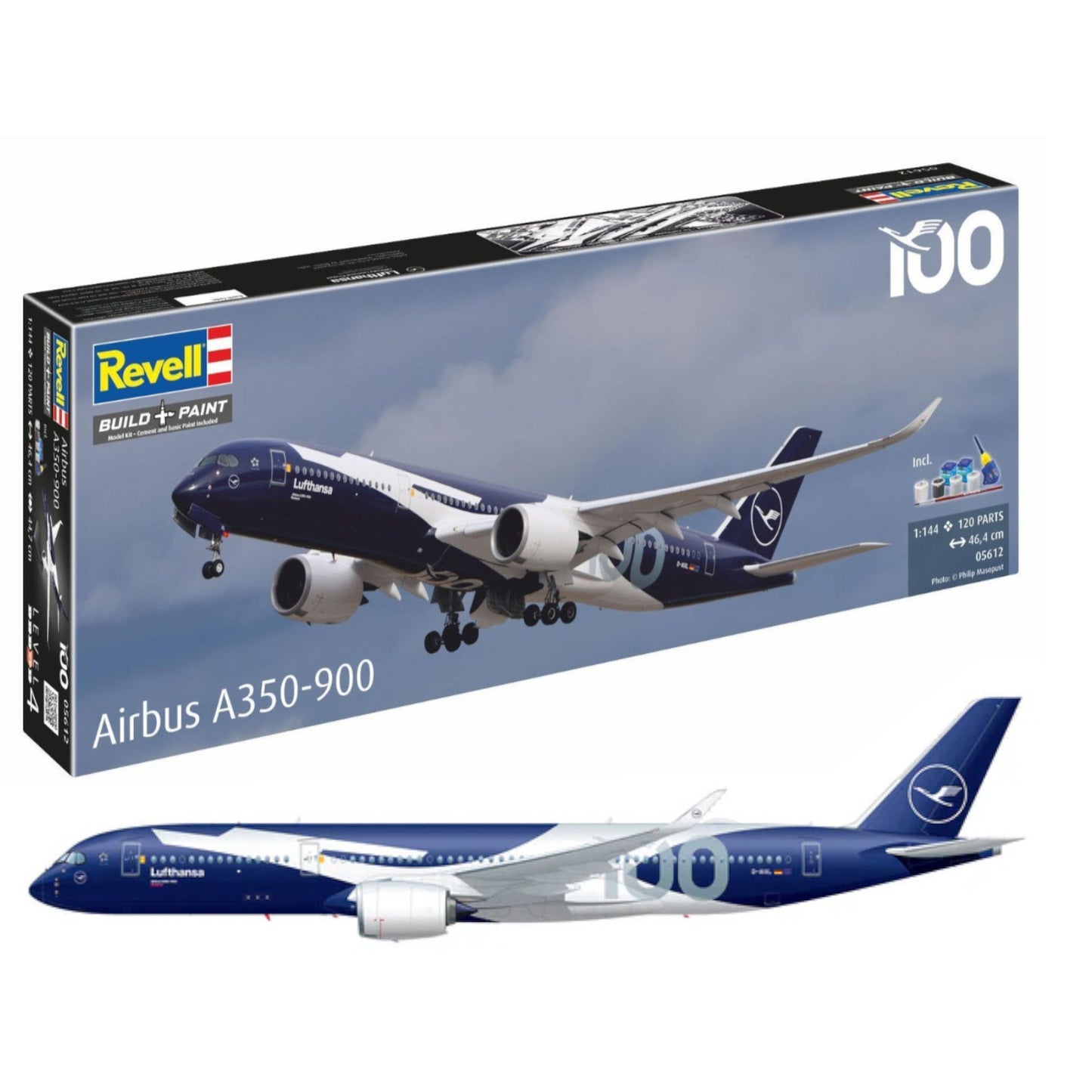 Revell A350-900 Lufthansa 100 Years Anniversary Model Set 05612
