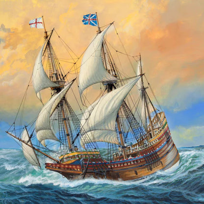 Revell Mayflower Sailing Ship 400th Anniversary Gift Set Model Kit 05684