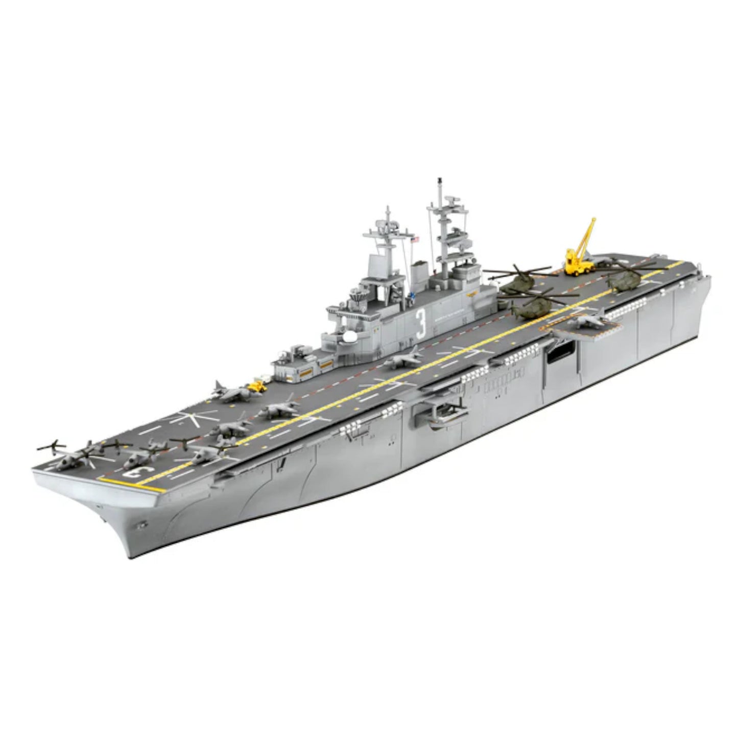 Revell US Navy Assault Carrier WASP Class Set Warship Model Kit 65178