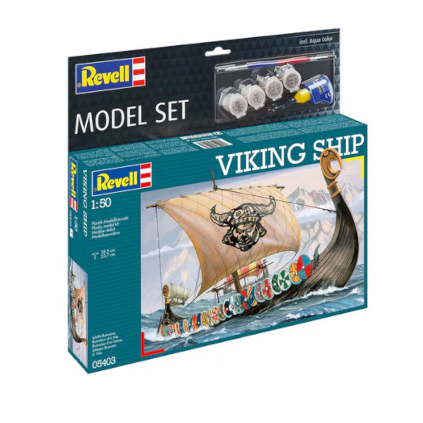 Revell Viking Long Ship Set Warship Model Kit 65403