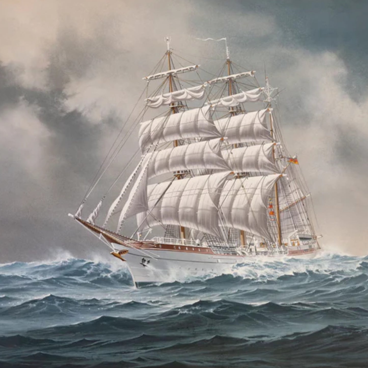 Revell Gorch Fock German Navy Sailing Warship Model Kit Set 65432
