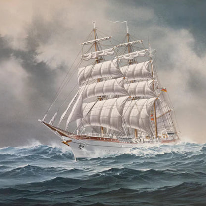 Revell Gorch Fock German Navy Sailing Warship Model Kit Set 65432