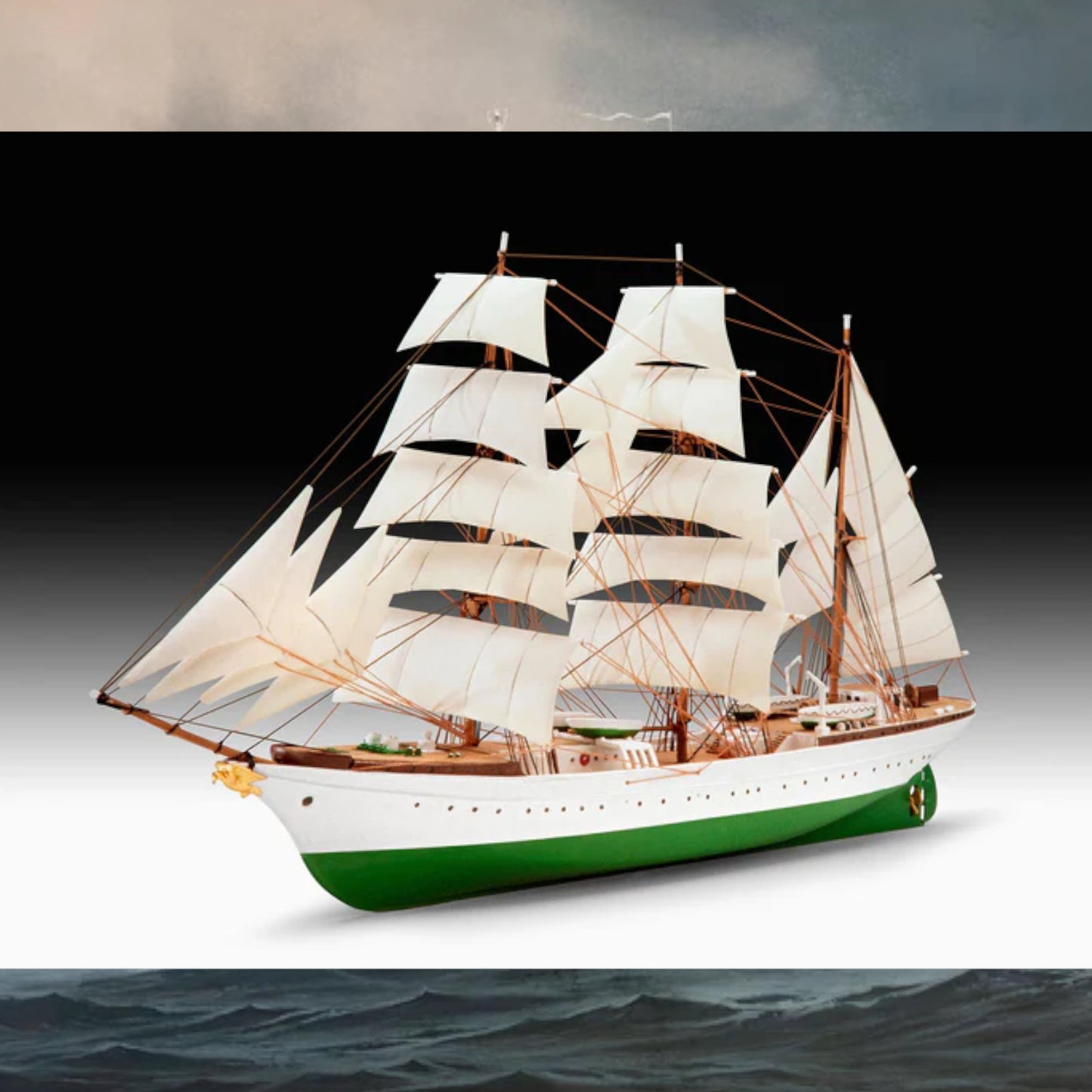 Revell Gorch Fock German Navy Sailing Warship Model Kit Set 65432