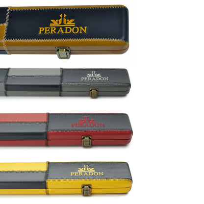 Peradon Patchwork Leatherette 3/4 Pool or Snooker Cue Case