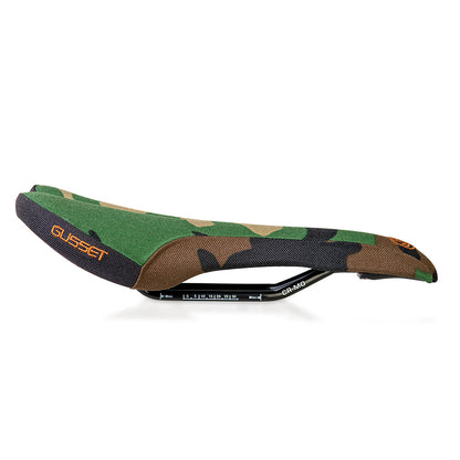 Gusset R-Series Camouflage Bike Saddle Alternate 1