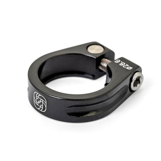 Gusset Clench Seatclamp Black 28.6mm Bike Seat Clamp