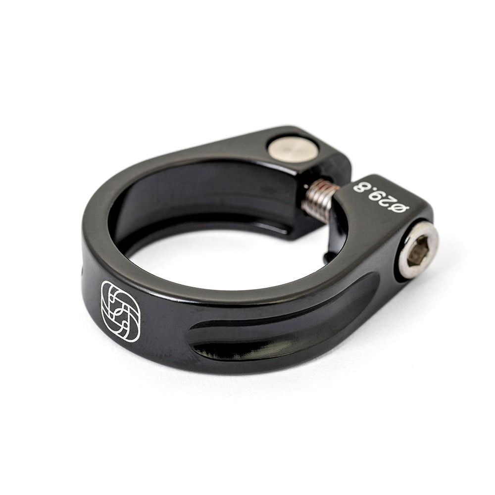Gusset Clench Seatclamp Black 28.6mm Bike Seat Clamp