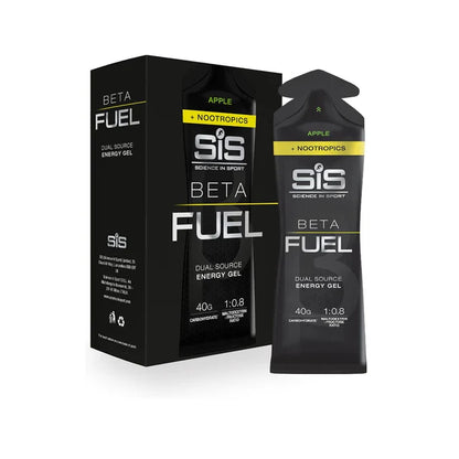 SIS BETA Fuel +Nootropics Energy Gel | Box of 6 x 60ml - Various Flavours