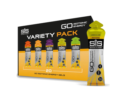 SIS GO Isotonic Sports Energy Gel | Variety Pack of 20 x 60ml