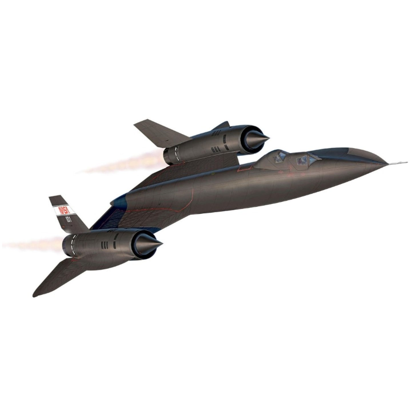 Revell Lockheed SR-71B Blackbird Twin Seat Model Kit 03751