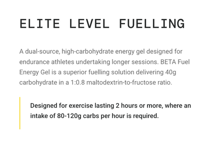 SIS BETA Fuel Energy Gel | Box of 30 x 60ml - Various Flavours