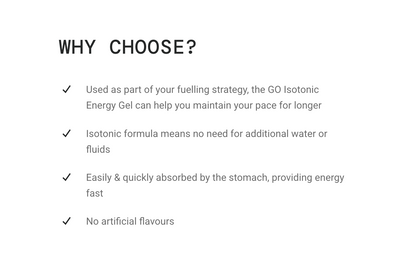 SIS GO Isotonic Energy Gel | Box of 30 x 60ml - Various Flavours