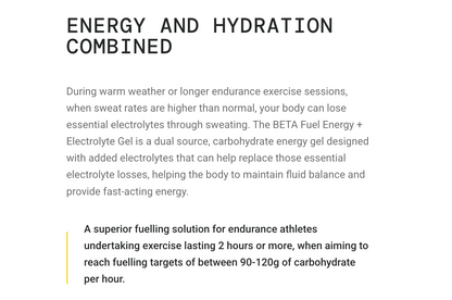 SIS BETA Fuel +Electrolyte Sports Energy Gels - Raspberry and Lemon 60ml Multipack